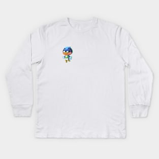 Robin. Kids Long Sleeve T-Shirt